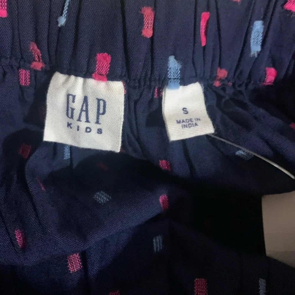 GAP Bubble Mini Skirt Pink and Blue Tiered Girls 6-7